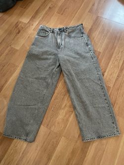 Empyre Scramble Grey Wash Ultra Wide Jeans