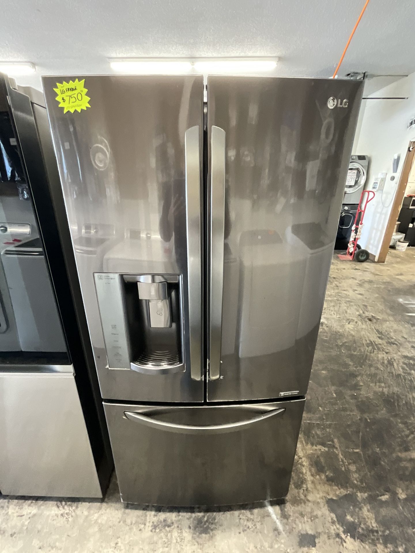 LG Black Stainless Steel French Door 33 Inch