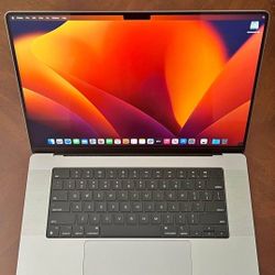 APPLE 2021 16 inch MACBOOK PRO M1 PRO 10-core CPU 16GB RAM 500GB SSD HD APPLE CARE
