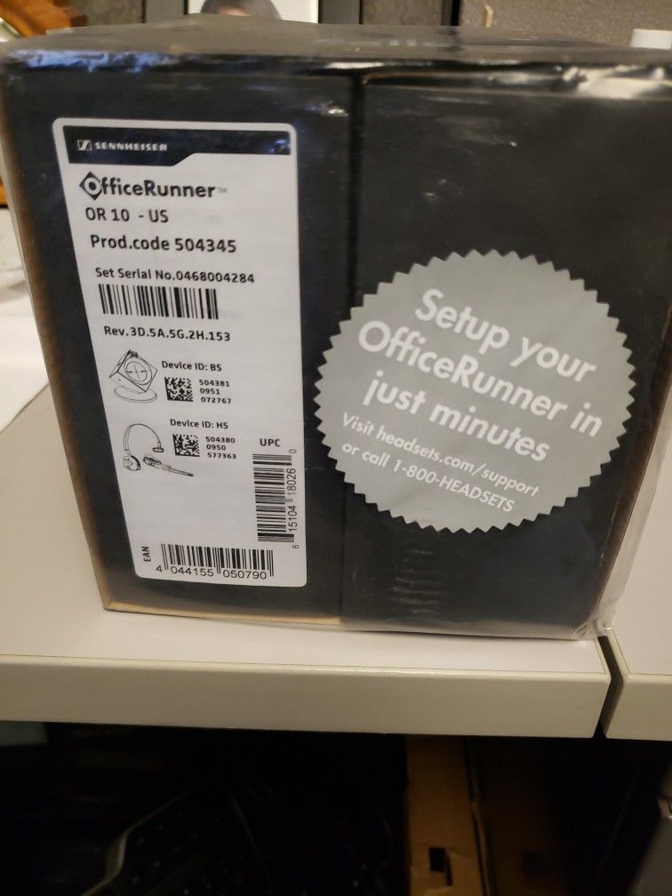 Sennheiser Headset (Office Runner) New