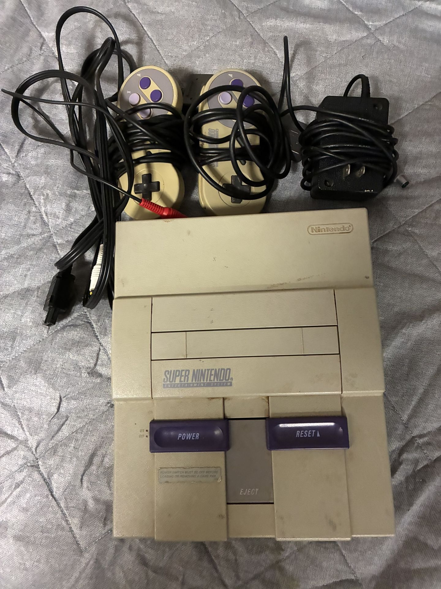 Super Nintendo And 10 Games