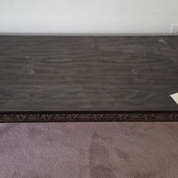 Black coffee table
