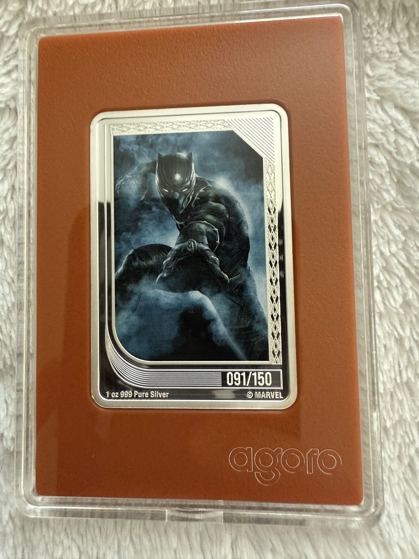 Agoro Trading Coins .999 Silver Black panther 91/150