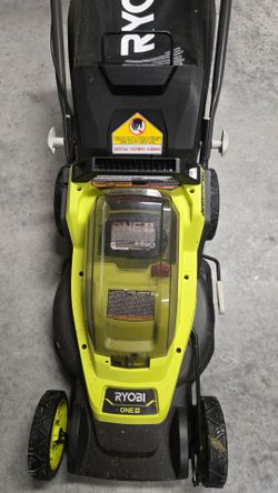 Lawnmower ryobi wireless