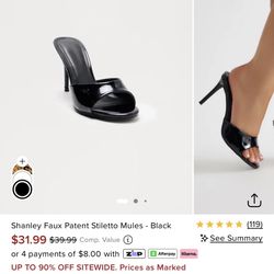 Sexy black heels