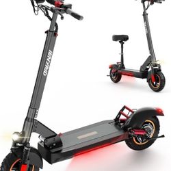 Electric Scooter with Seat for Adults, 28 Mph Max Speed & 31 Miles Max Range