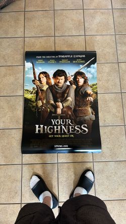 Your Highness Movie Poster 27x40 Double Sided