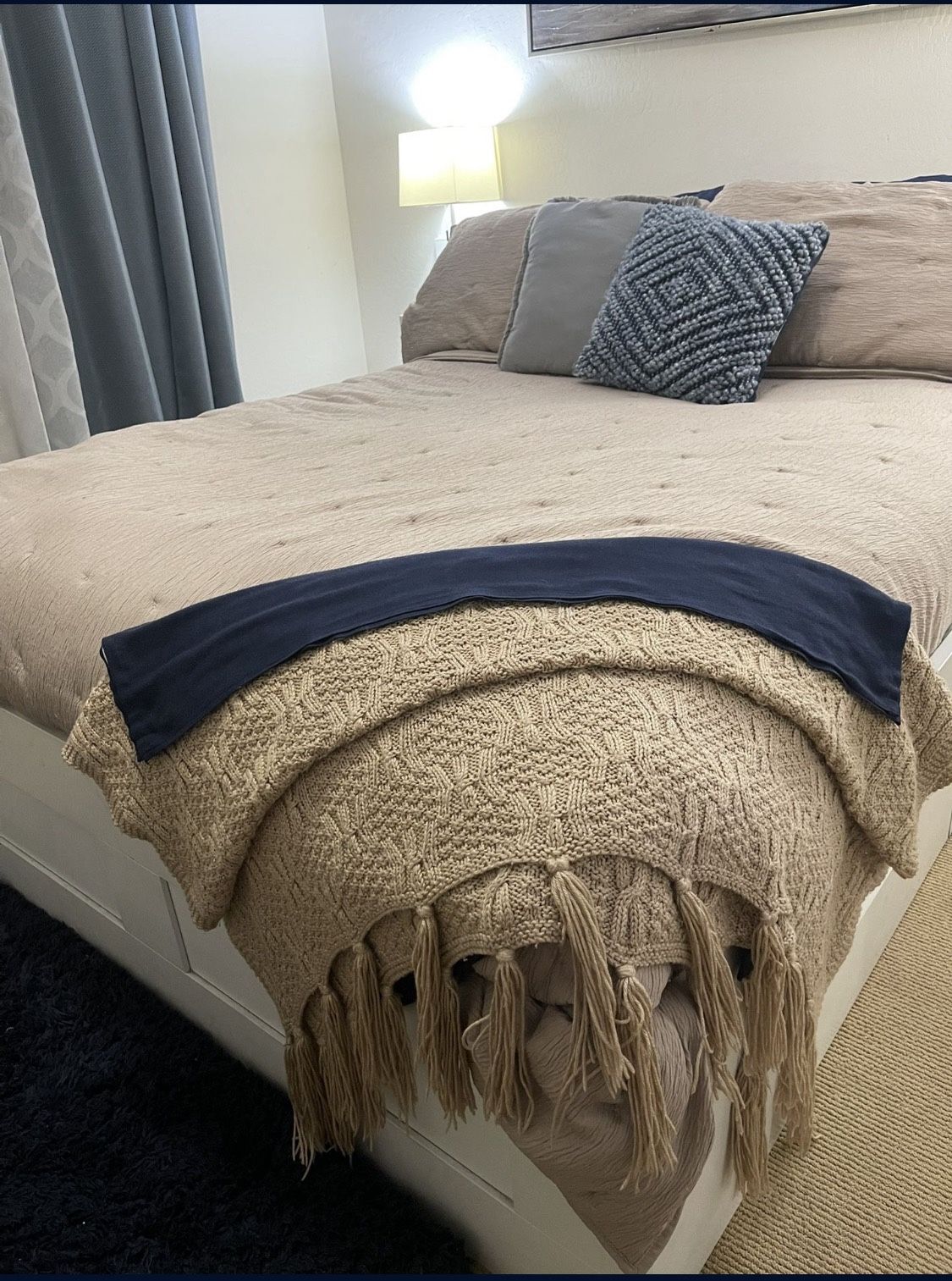 Queen Bed Frame And Night Stands