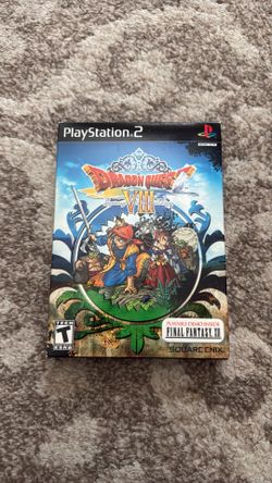 Dragon quest 8 VIII with demo for playstation 2