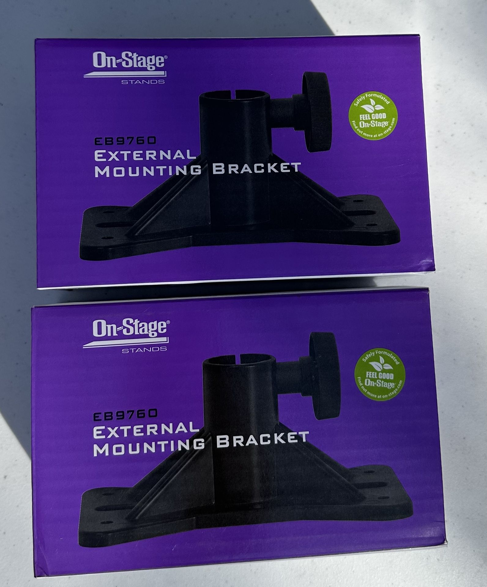 OnStage EB9760 Pair Of Exterior Speaker Mounting Bracket for Sale in