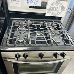 Stainless Steel Frigidaire 5 burners Gas Stove