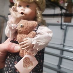 13" Boo Bear and Me Ashton Drake/Knowles Doll Set