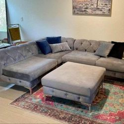 Modern designGently Used Sectional Couch for Sale 