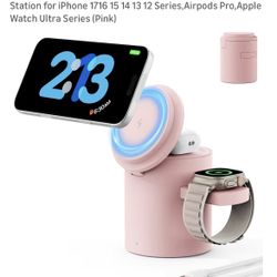 Brand New : Foldable 3 in 1 Wireless Charging Station