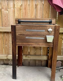 Rustic wooden Cooler