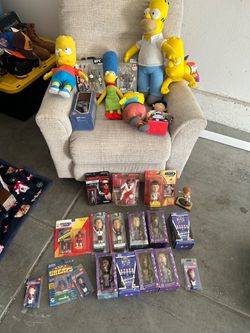 sports figures and plushes
