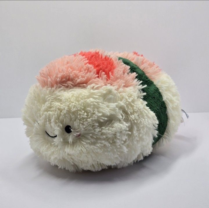 Squishable Comfort Food Shrimp Sushi Nigiri Plush 10” Stuffed Animal Orange