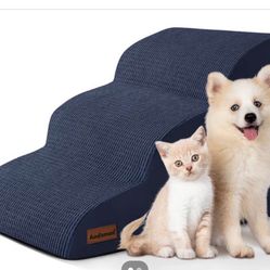 Dog Stairs and Steps for Beds Or Couches, 3-Step...