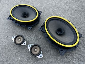 2016–2023 Toyota Tacoma OEM Front Door Speakers & Tweeters (Non-JBL)