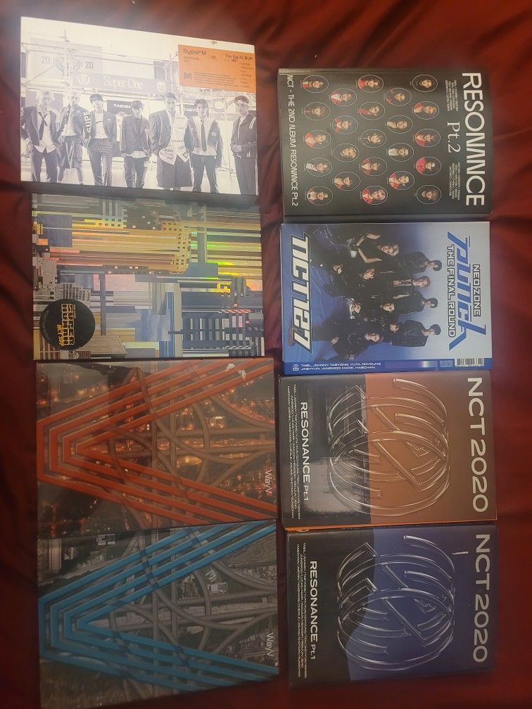 NCT, WayV, SuperM Album Lot