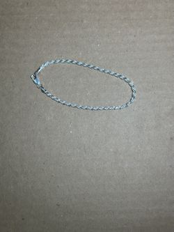925 Sterling Silver 20 inches twisted rock