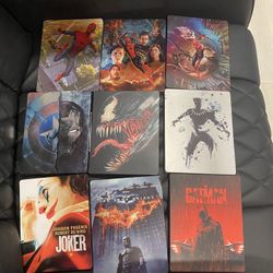 Blu- Ray 4K Steelbook Movies 