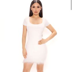 Fashion nova Dress White (vestido De Fashion Nova)