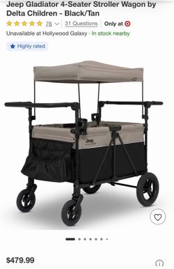 Jeep gladiator stroller wagon