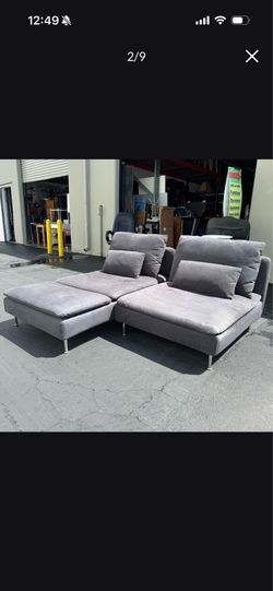 IKEA SÖDERHAMN Module Sectional Sofa, 3 seat, with Chase Clean and Good Condition