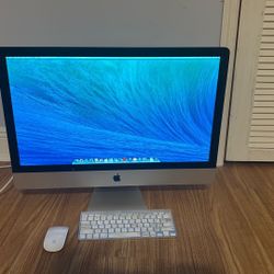 Apple iMac A1419 With Keyboard & Mouse