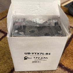 NEW UB-TYX7L-BS 12V 6Ah Battery