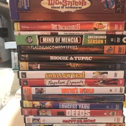 16 DVD’s NO SCRATCHES , ALL FOR $40