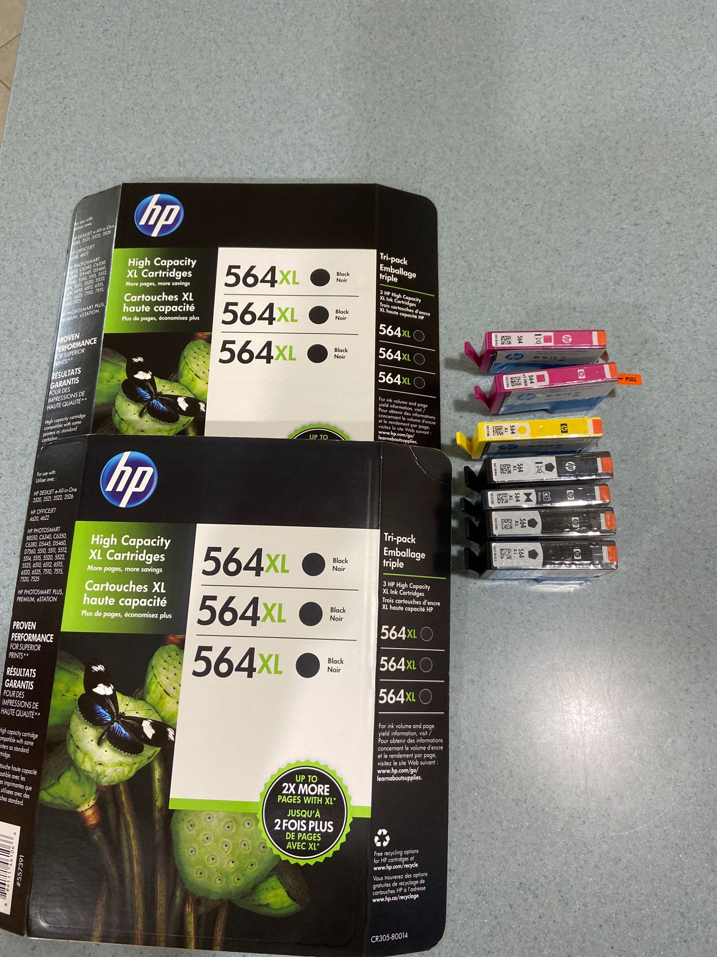 HP 564 ink cartridges