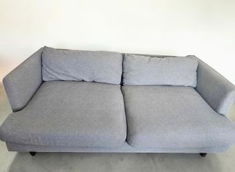 Living Spaces Grey Deep Sofa