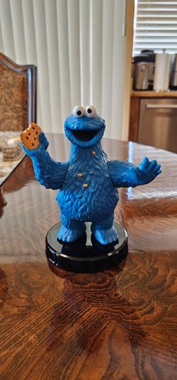 Cookie Monster Sesame Street 7" Figure / Elmo / Big Bird / Collectible / Toy / Bert / Oscar Grouch / Gift / HTF / Collector