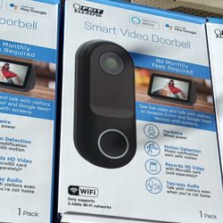 5 FELT ELECTRIC SMART VIDEO DOORBELLS 