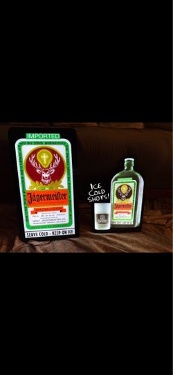 Jägermeister Illuminated Bar Signs Set of 2