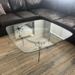 Beautiful Steel n Glass Coffee Table!