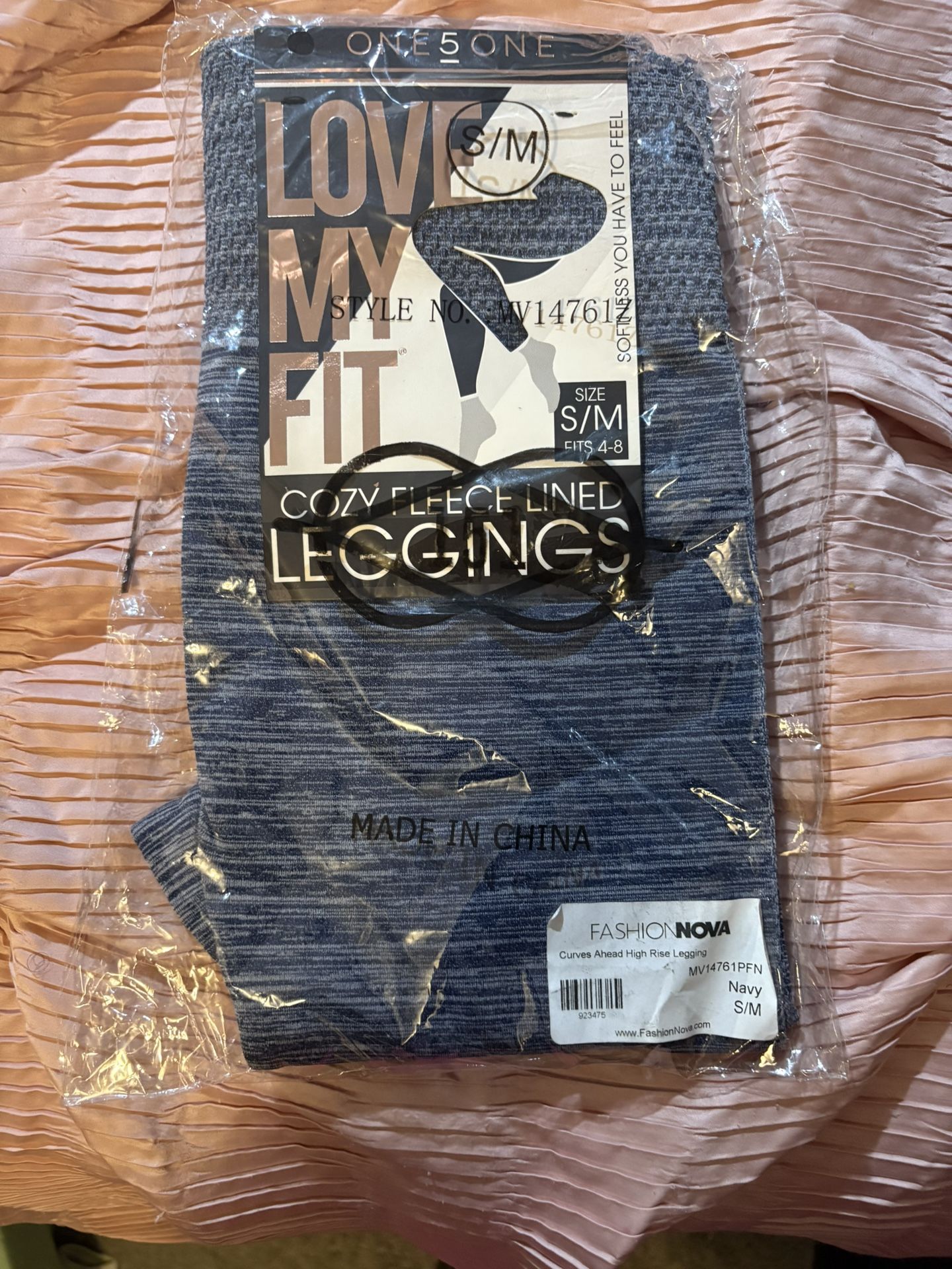 Navy Blue Cozy Fleece Lined Leggings