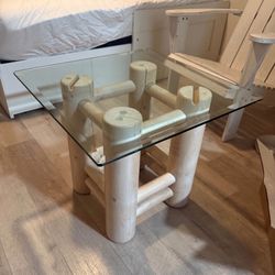 MUST GO - Glass Coffee/ End Table
