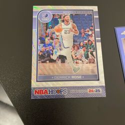 Derrick Rose Shiny NBA Hoops Card 