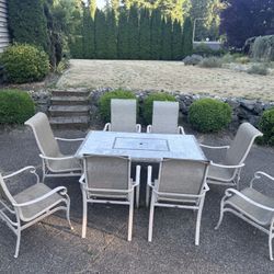 Stone Patio Table