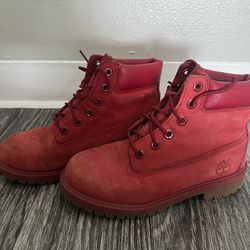 Timberland Red Boots