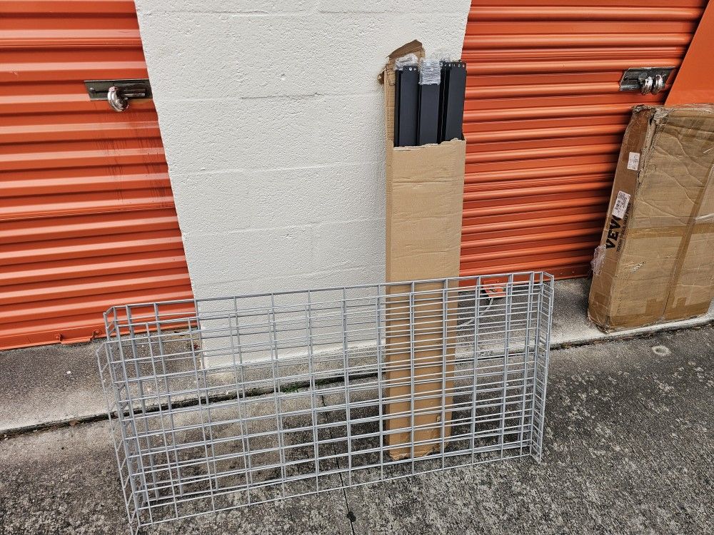 Metal shelving