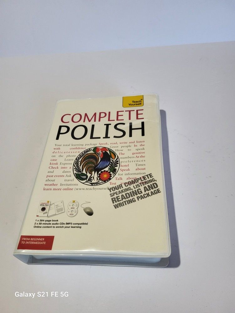 Complete Polish Teach Yourself CD's And Book