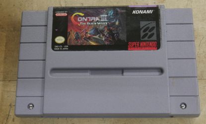 Contra III The Alien Wars SNES Super Nintendo - Cartridge Only - Tested. very good condition. 