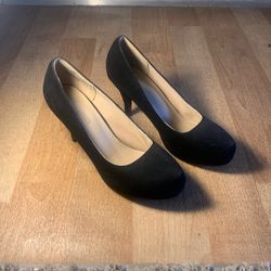 Black Suede Heels