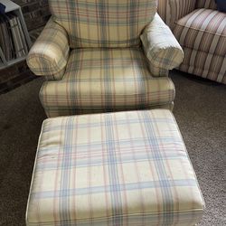 Chair With Ottoman