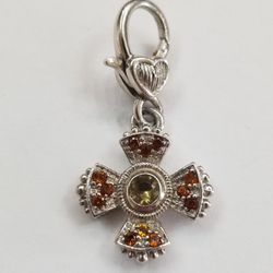 Judith Ripka Clip On Charm/Pendant 
