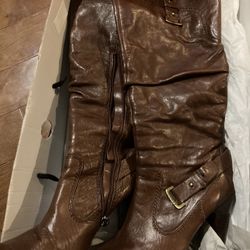 Guess Brown Mid-high boots